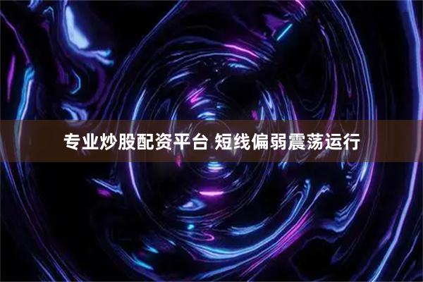 专业炒股配资平台 短线偏弱震荡运行